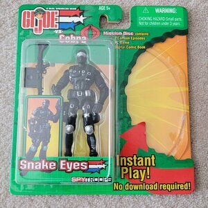 G.I. Joe Snake Eyes Spy Troops Vintage Hasbro GI Joe Figure